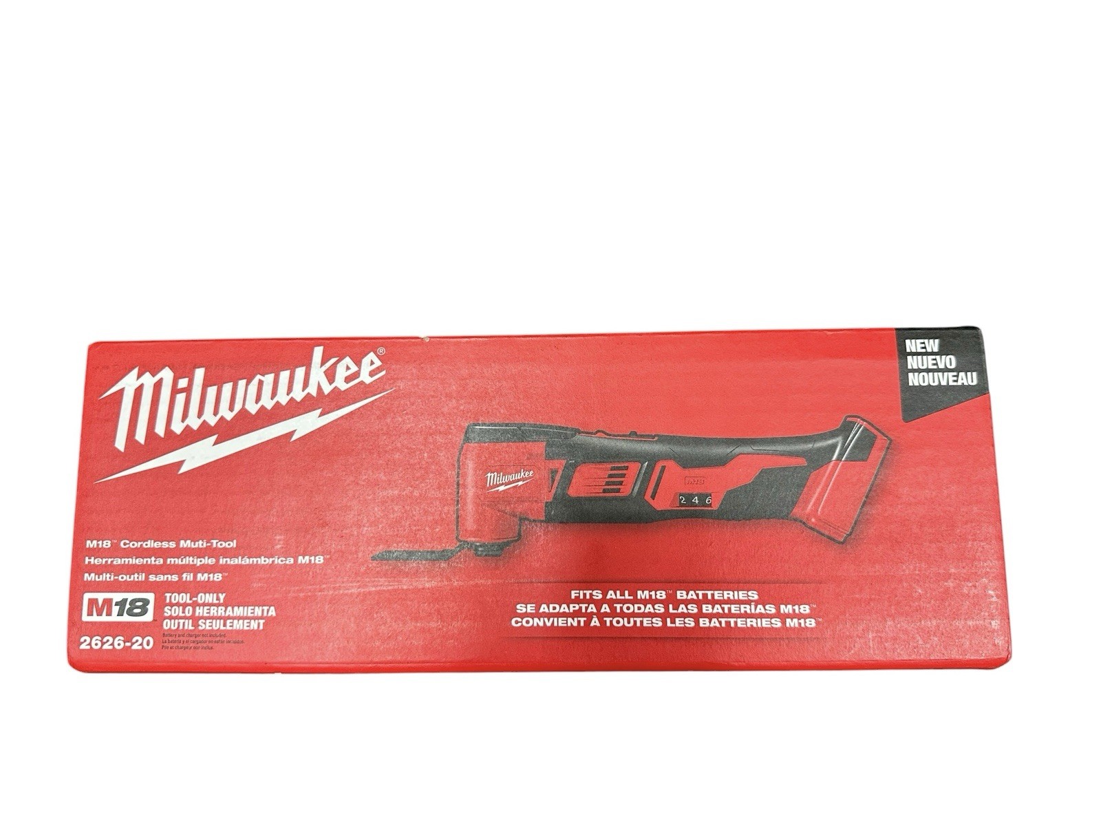 Milwaukee 2626-80 M18 Cordless Multi Tool - Red (2626-80)