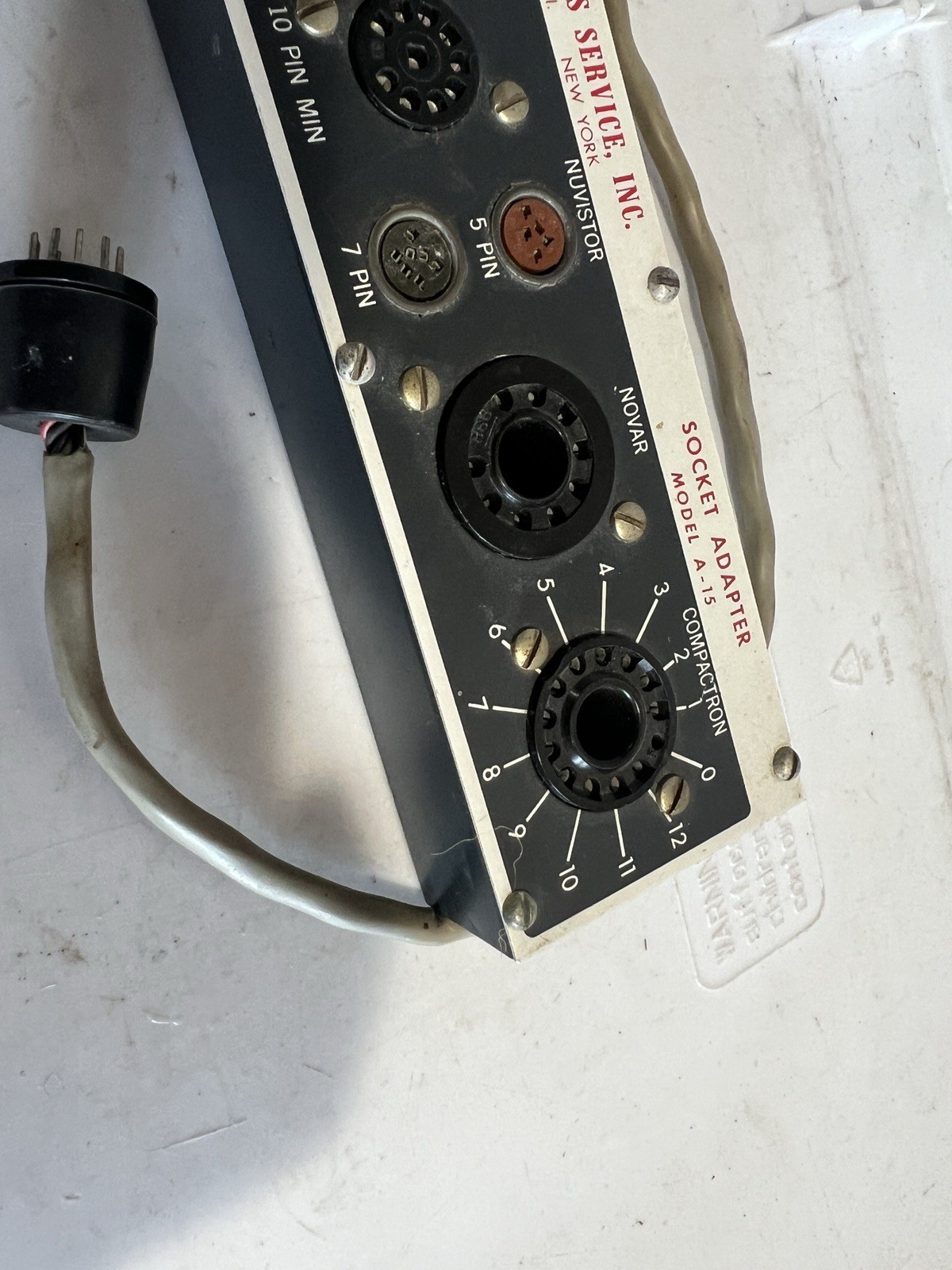 Coletronics Service Inc. Model A-15 Socket Adapter Untested