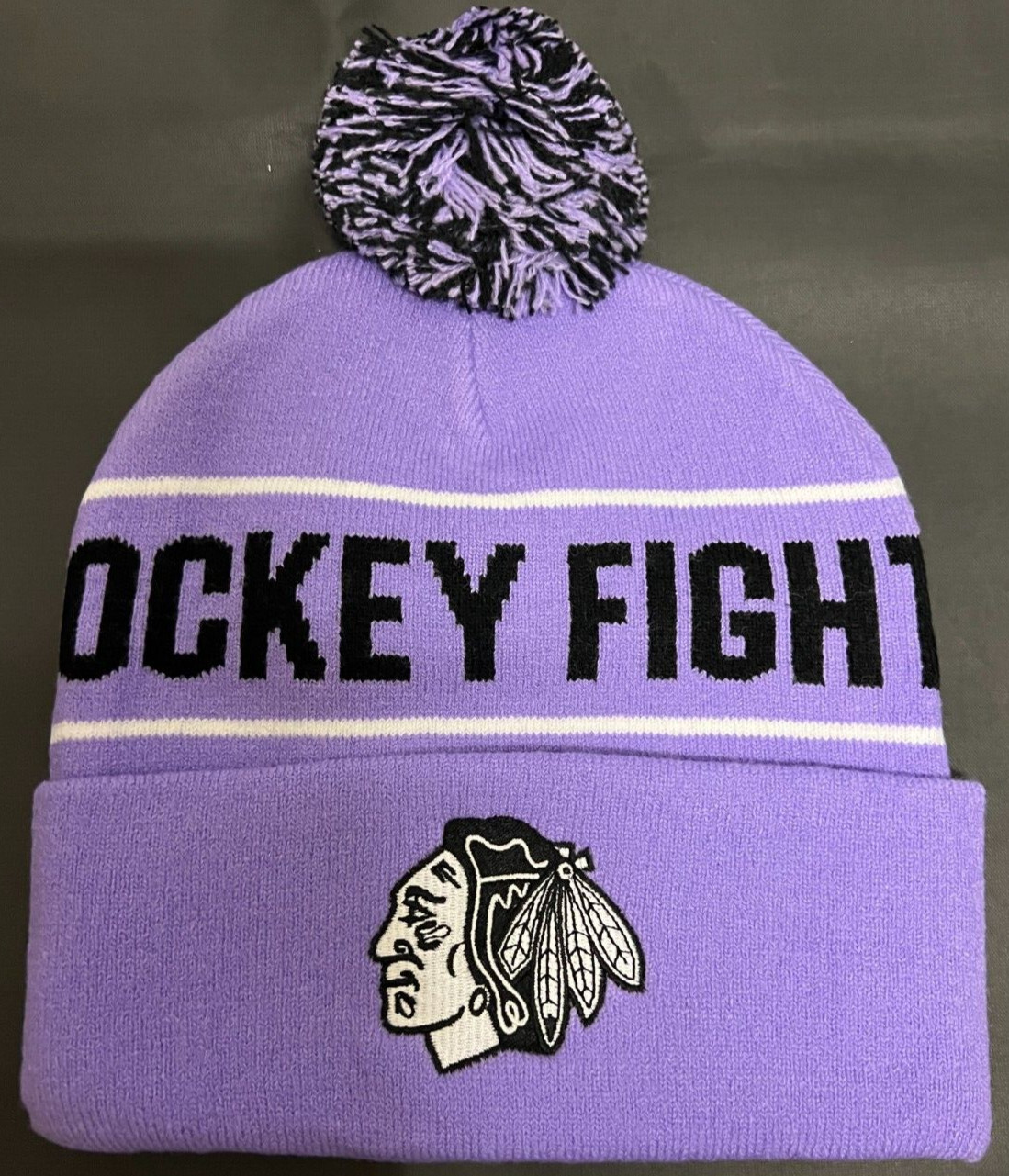 Chicago Blackhawks- Hockey Fights Cancer "Winter Beanie"_*SGA _24/25 Season_NEW!