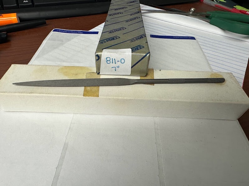 CORRADI RIFFLERS CUT FILES LOT OF 6 7" LOT OF 0 CUT:0 SERIES: 811