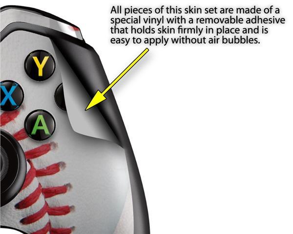 Baseball Skin Set fits XBOX One Console Controllers