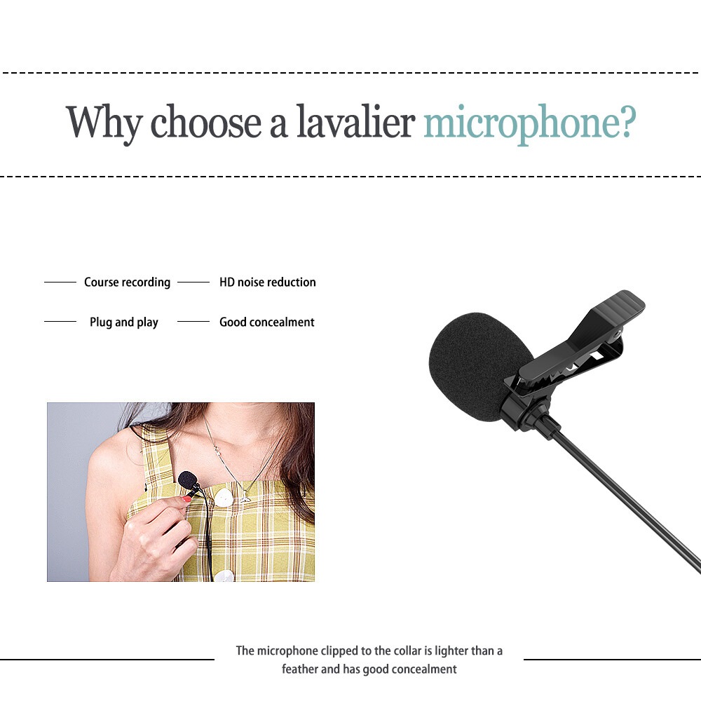 3.5mm Car Stereo External Microphone For Bluetooth Enabled Stereo Radio GPS DVD