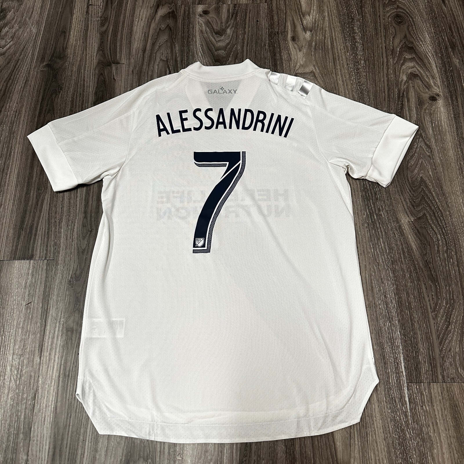 ADIDAS #7 ALESSANDRI LA GALAXY AUTHENTIC JERSEY  2021/22 MENS LARGE ONLY EH6524