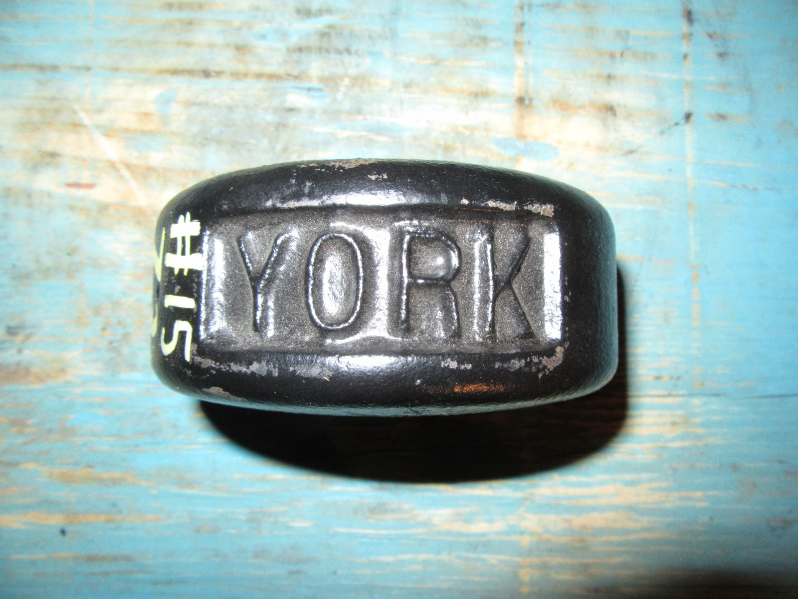 YORK Roundhead Half 15 Pound Blob Grip YORK Side 1st Generation