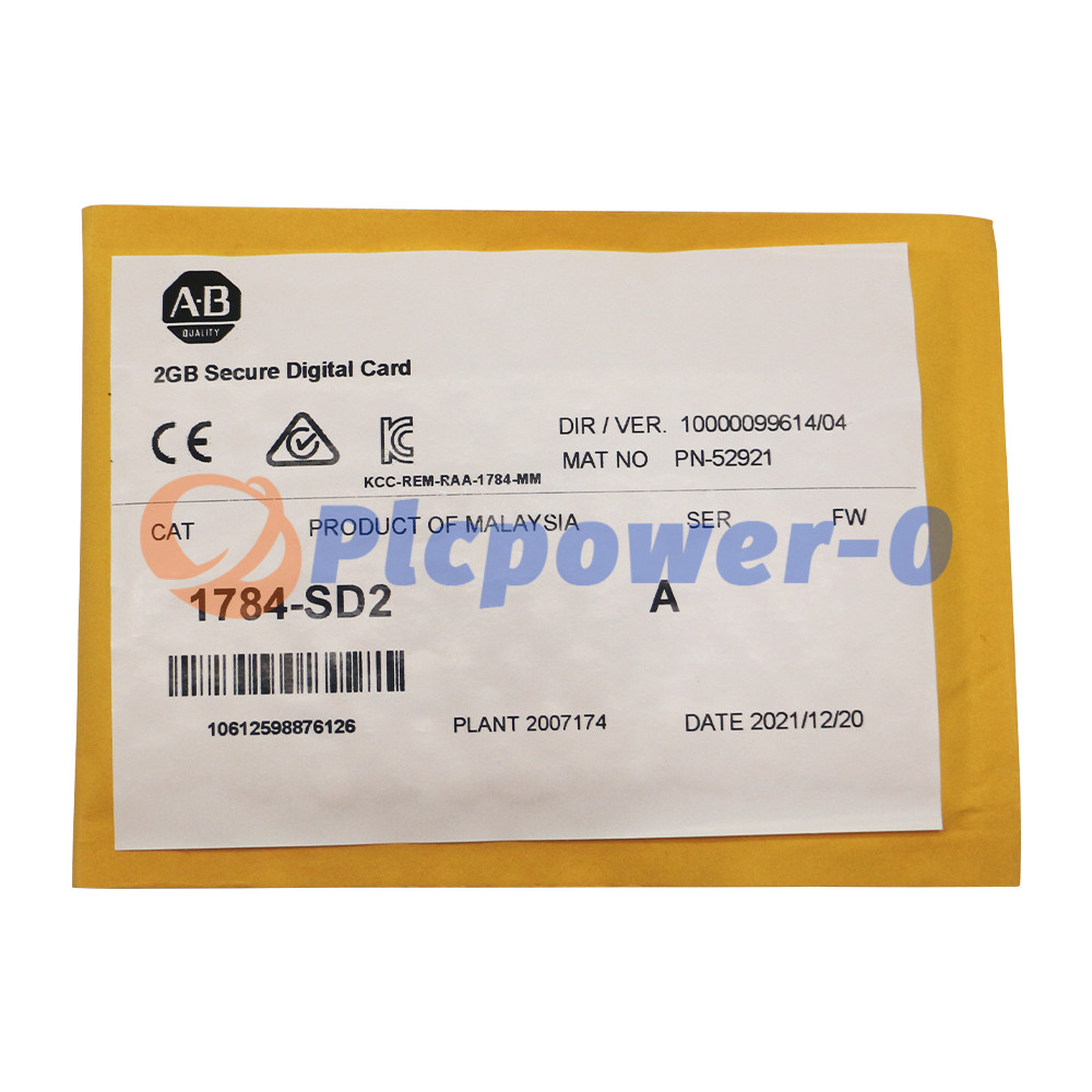 Allen-Bradley 1784-SD2 2GB Digital Memory Card ControlLogix 1784SD2 NEW SEALED