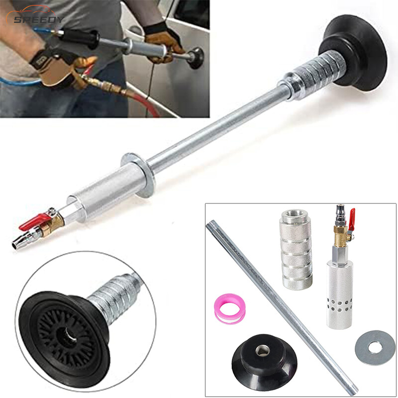 Air Pneumatic Dent Puller Car Auto Body Repair Suction Cup Tools w/ Slide Hammer