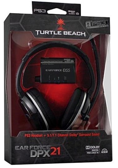 Turtle Beach EarForce DPX21 Ear Force Headphones for PS3 & Xbox 360 NEW