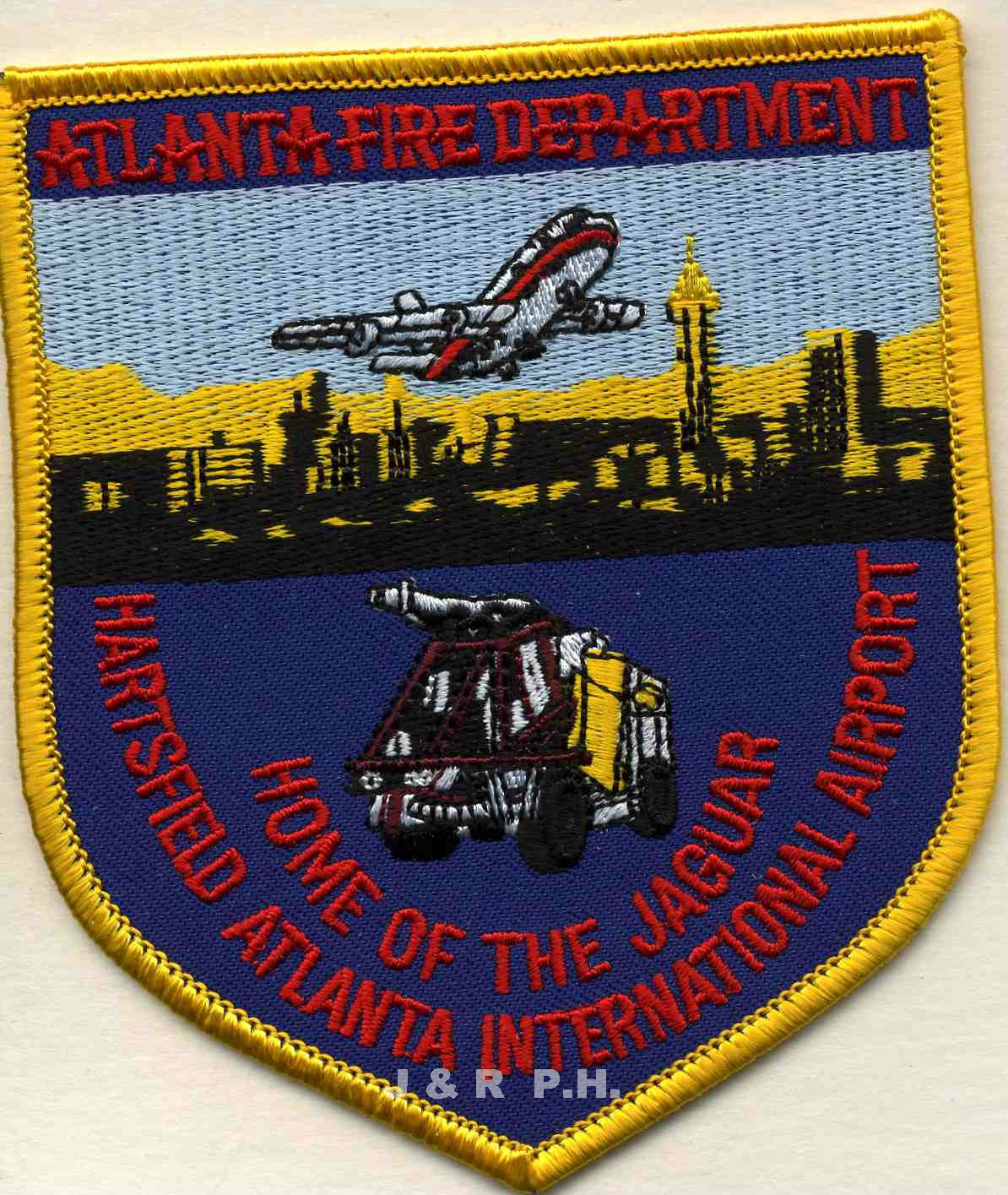 Airport - Hartsfield Int'l. Airport, Atlanta, GA  (3.75" x 4.5" size) fire patch