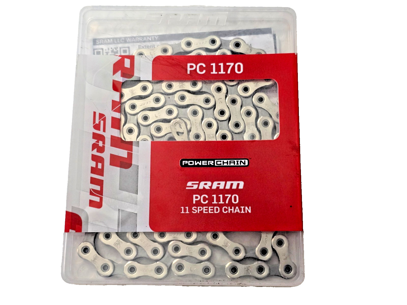SRAM PC-1170 Chain - 11-Speed, 120 Links, Silver/Gray