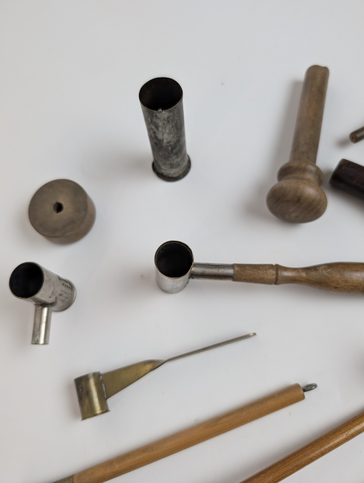 Antique black powder reloading / muzzleloading tool lot.