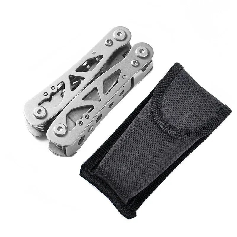 Keychain Pocket Multitool Pliers Knife Screwdriver Tool Camping Mini Compact EDC