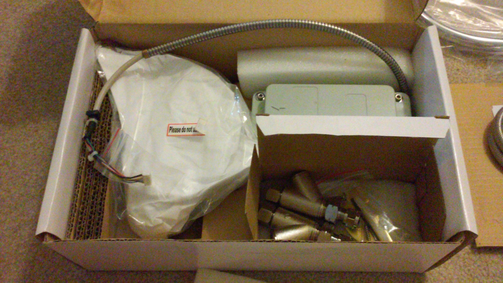 New Just Manufacturing JSGN6M Mixing Auto Faucet with Manual Control HB-4000C