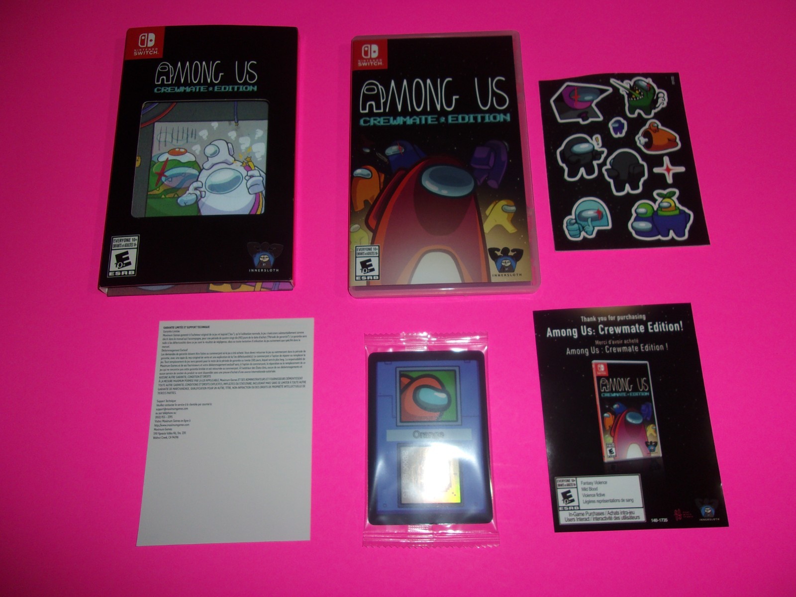 Among Us: Crewmate Edition Nintendo Switch Game - CASE ONLY - NO GAME