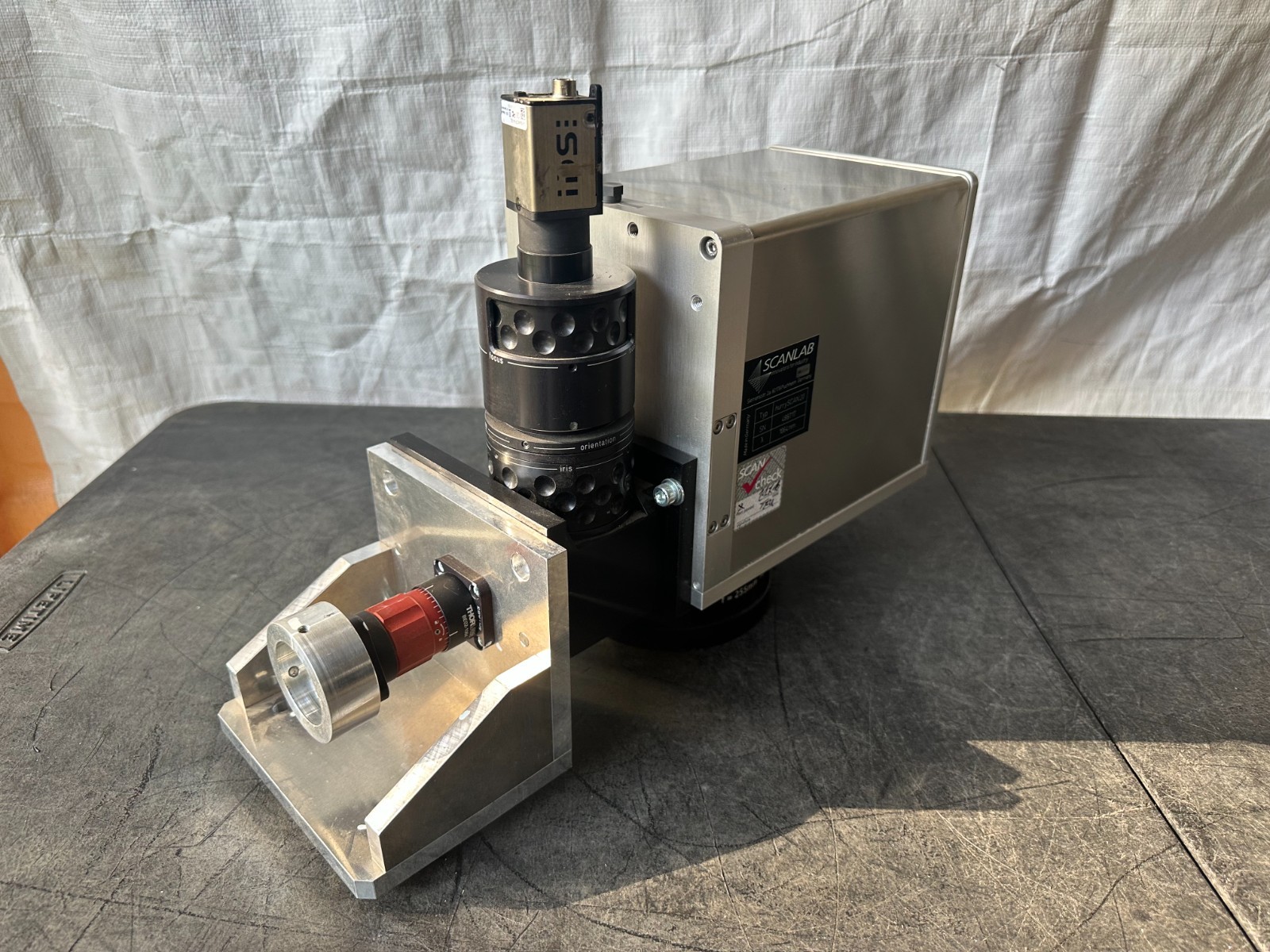 SCANLAB HURRYSCAN20 LASER GALVANOMETER & CAMERA ADAPTER & LENS
