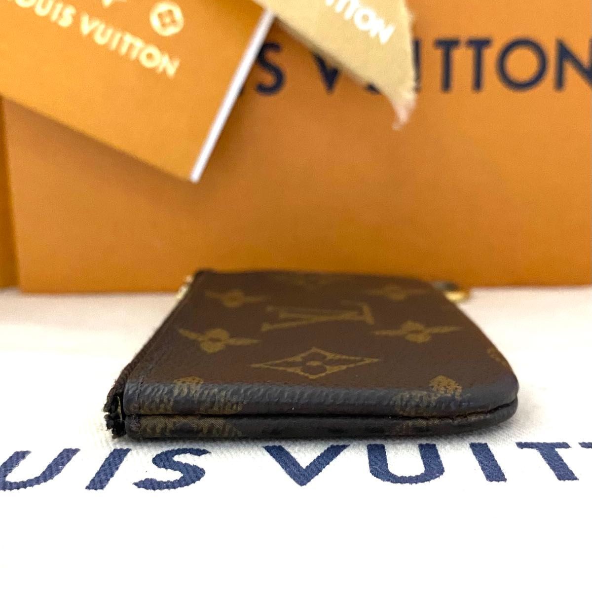 Louis Vuitton Pochette Cle Monogram Coin Case Brown