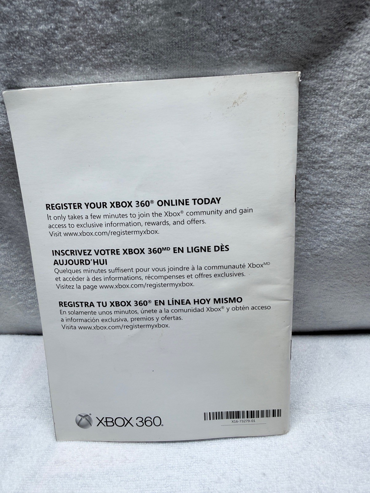 Explore You Xbox 360 Microsoft Authentic Original Video Game Booklet Ephemera