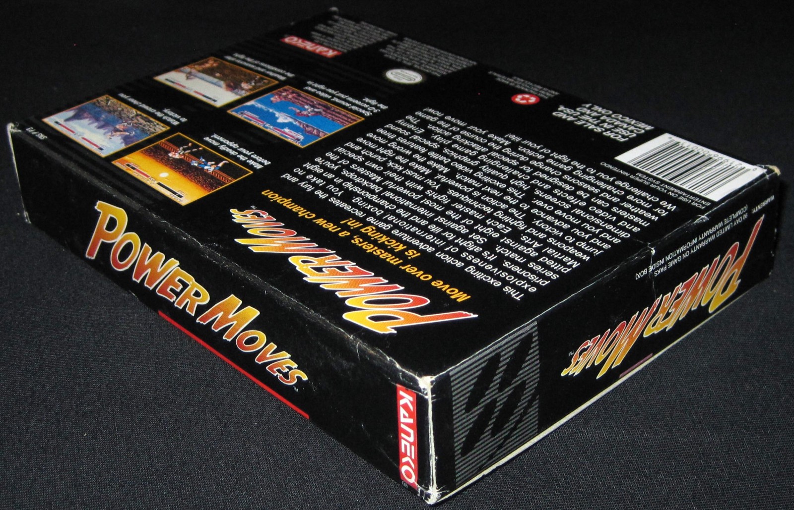 Power Moves - Box Only (Super Nintendo SNES) Authentic