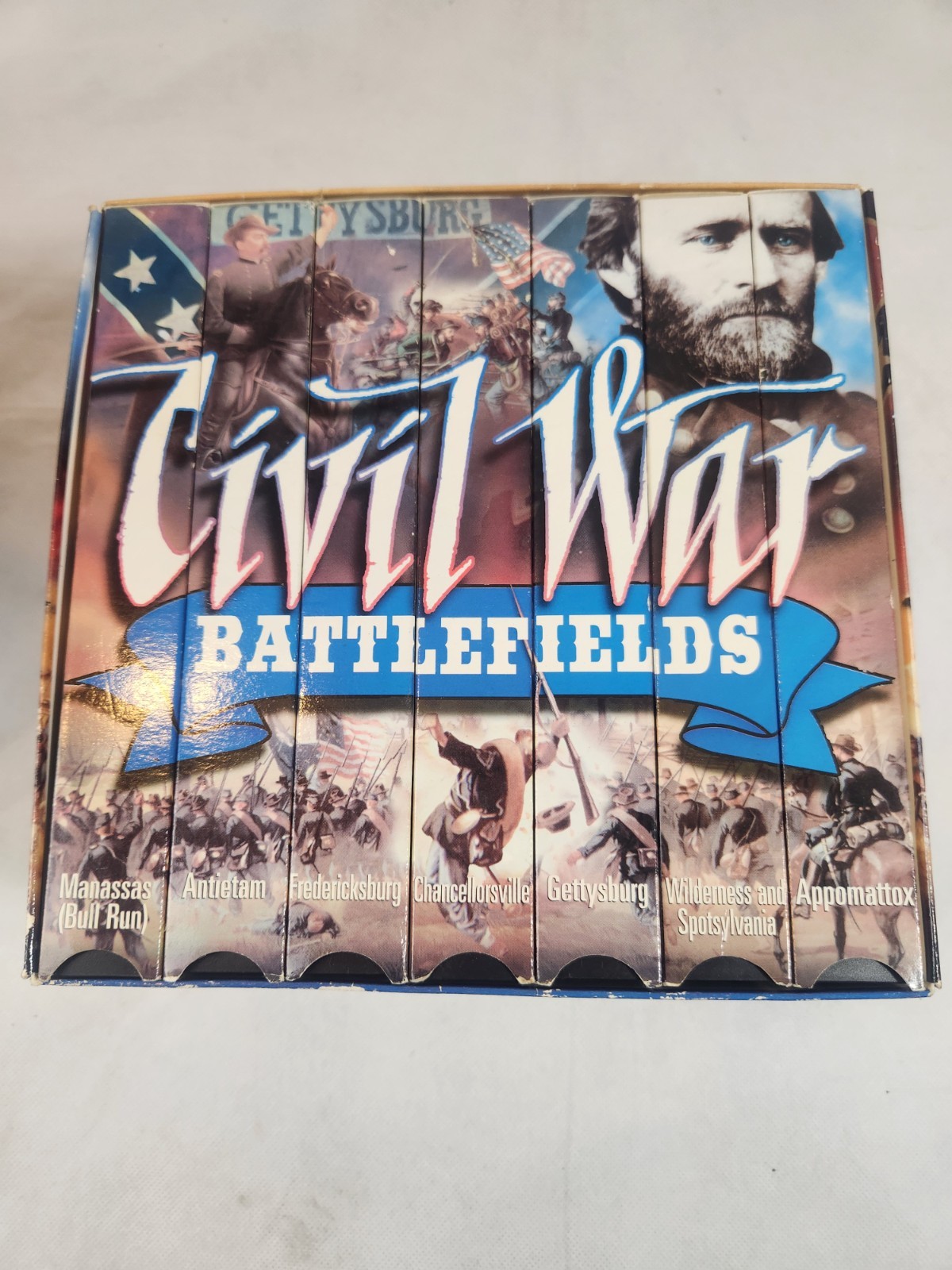 Civil War Battlefields 7 VHS Video Box Set.