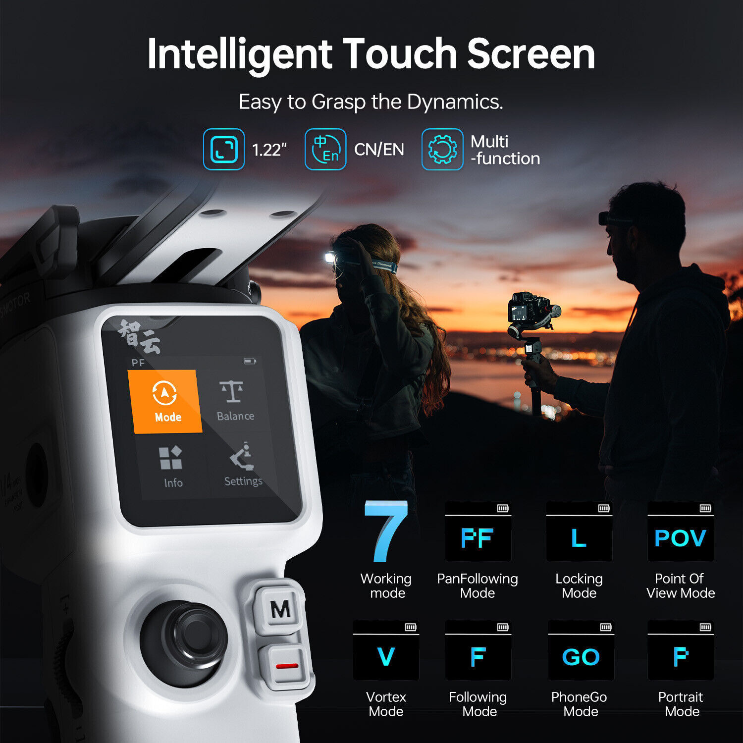 ZHIYUN Crane M3S Combo 3-Axis Gimbal Stabilizer for Mirrorless Camera Action Cam