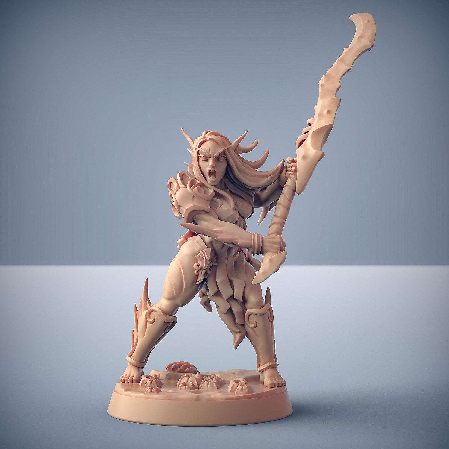 Triton Warrior E1 Fighter - Artisan Guild Fantasy Dungeons and Dragons Miniature