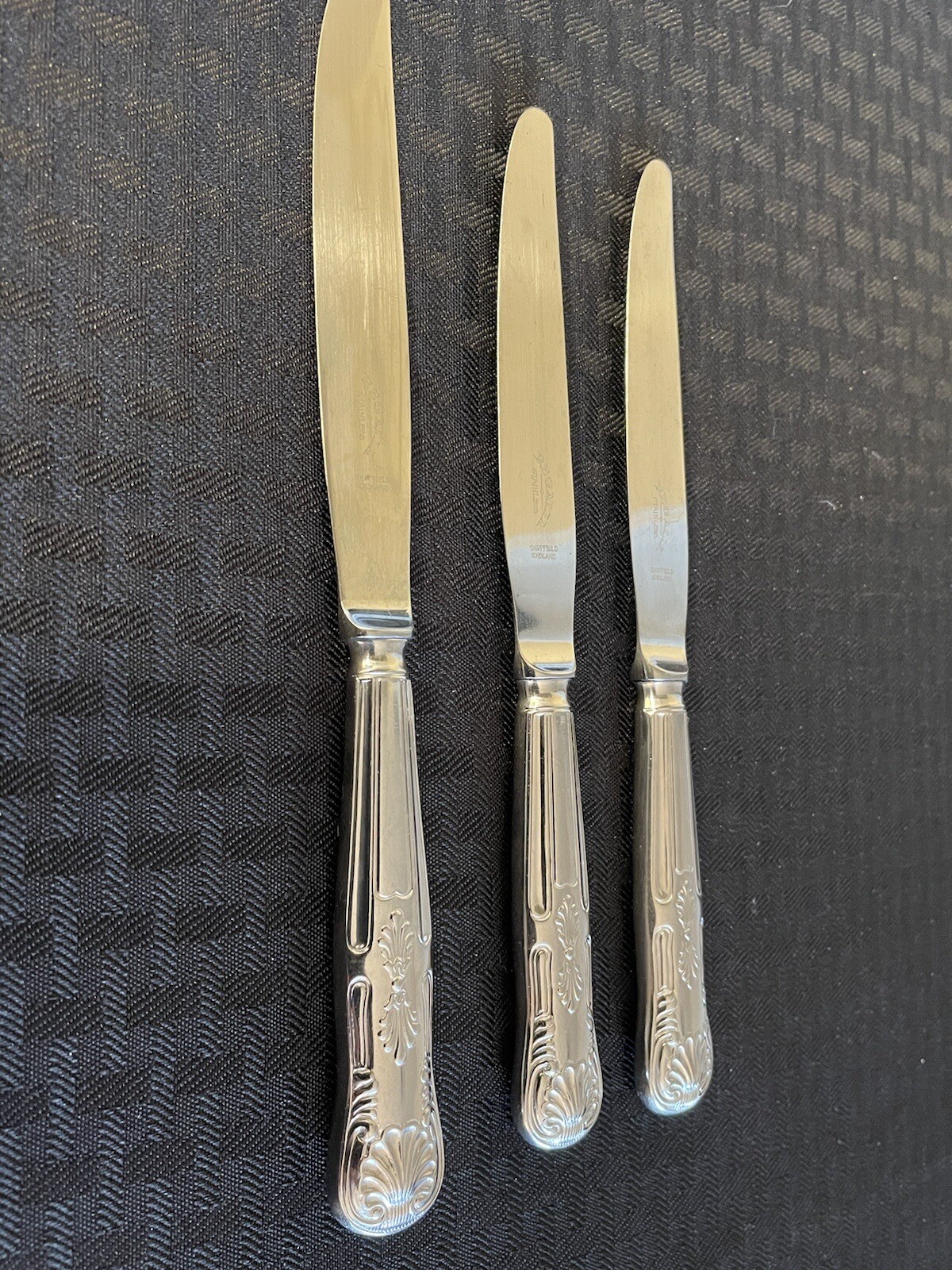 Regalia Stainless KINGS Sheffield England Dinner Knives