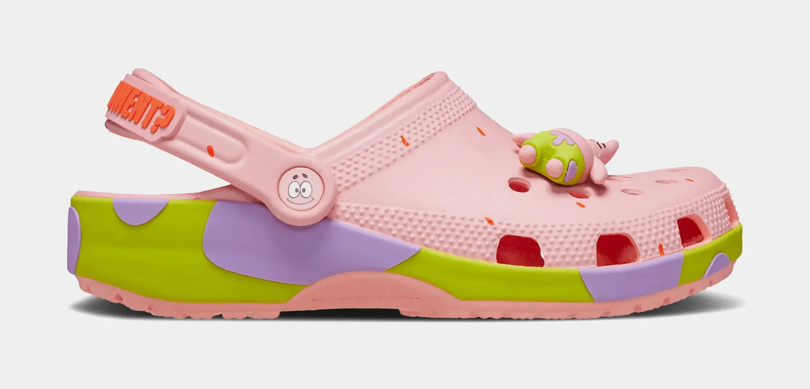 Crocs Classic Clog SpongeBob Patrick Star Mens 209479-737 NEW Multi Sz