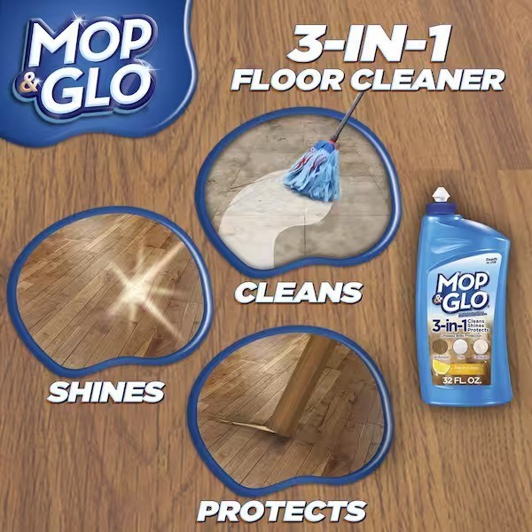 Mop and Glo Professional Multi-Surface Floor Cleaner - 64 oz. 2-Pack NEW