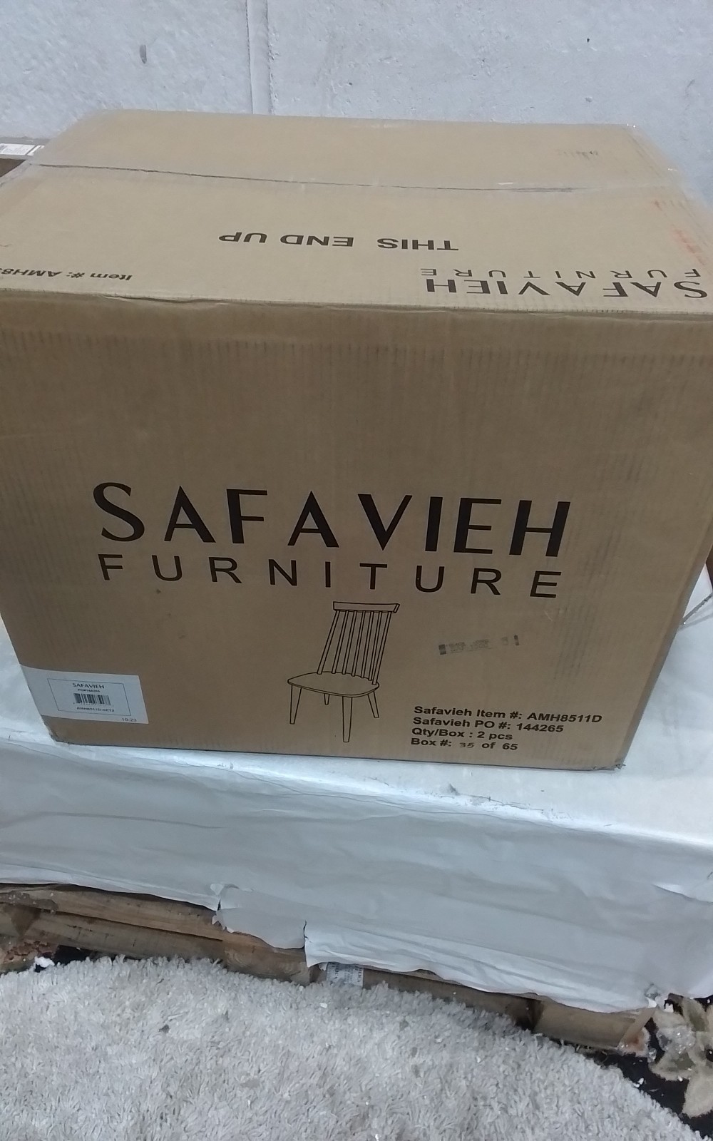 Safavieh BURRIS SIDE CHAIR, Reduced Price 2172766775 AMH8511D
