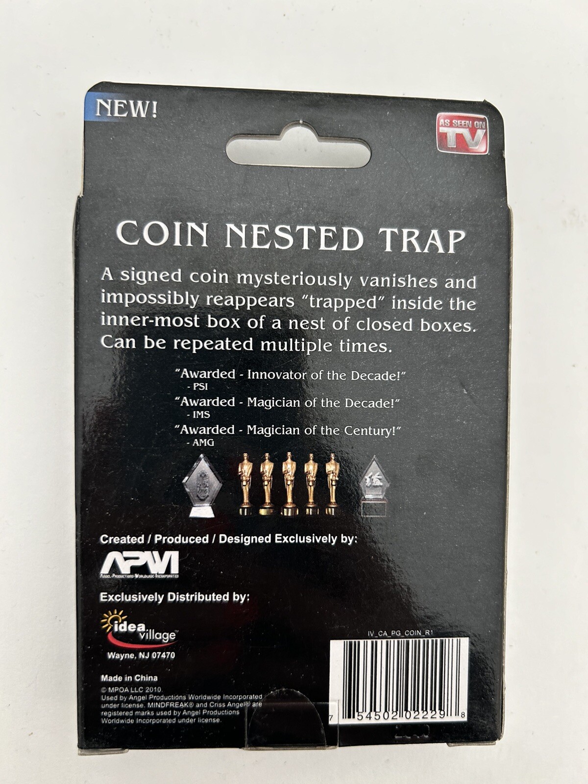 Criss Angel Mindfreak Coin Nested Trap Magic Kit