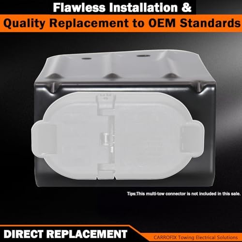 Mounting Bracket for Multi-Tow Trailer Connector Compatible with Ford Trucks