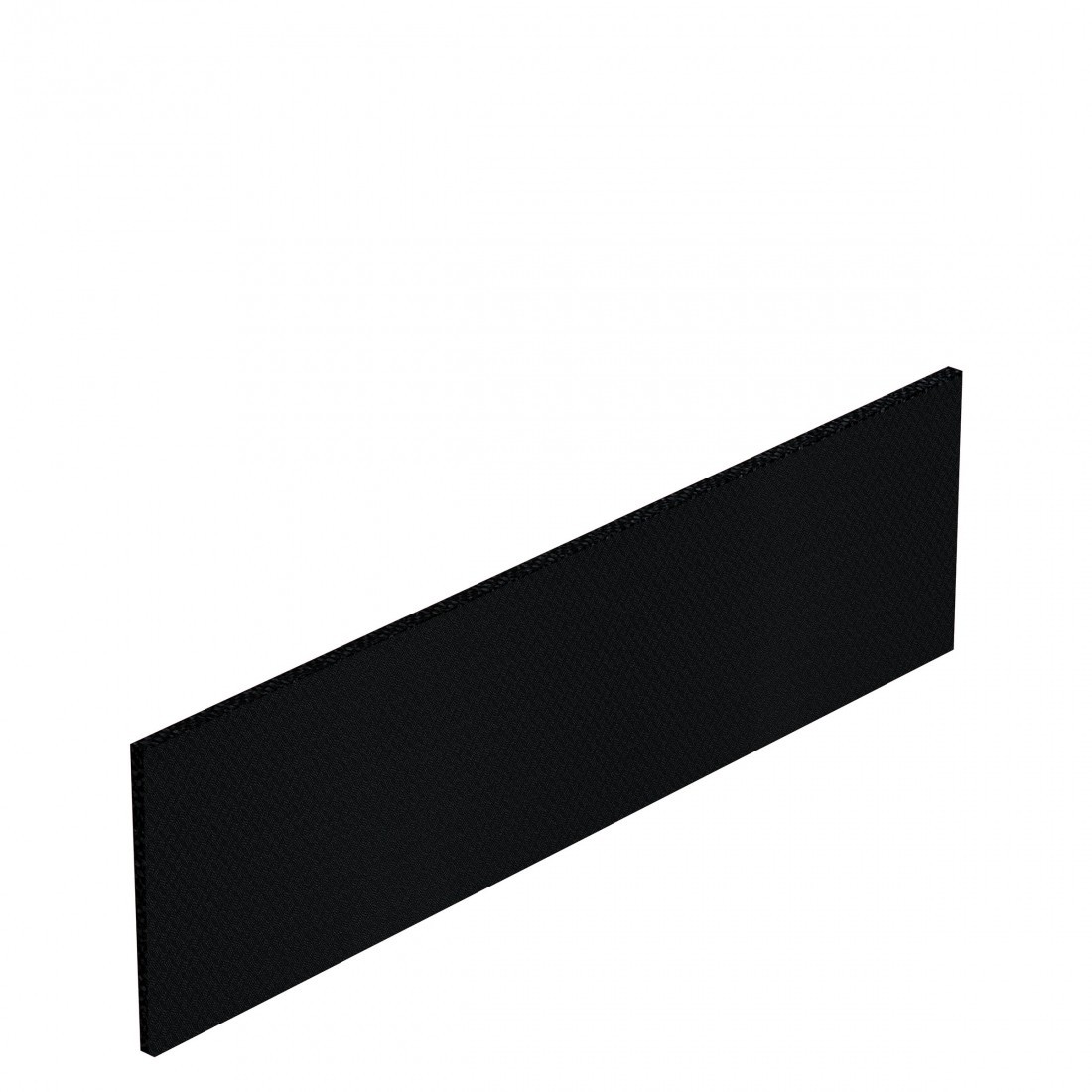 Offices To Go OTG Black Fabric Tackboard (For Use w Existing Hutch) 64"w x 17"h