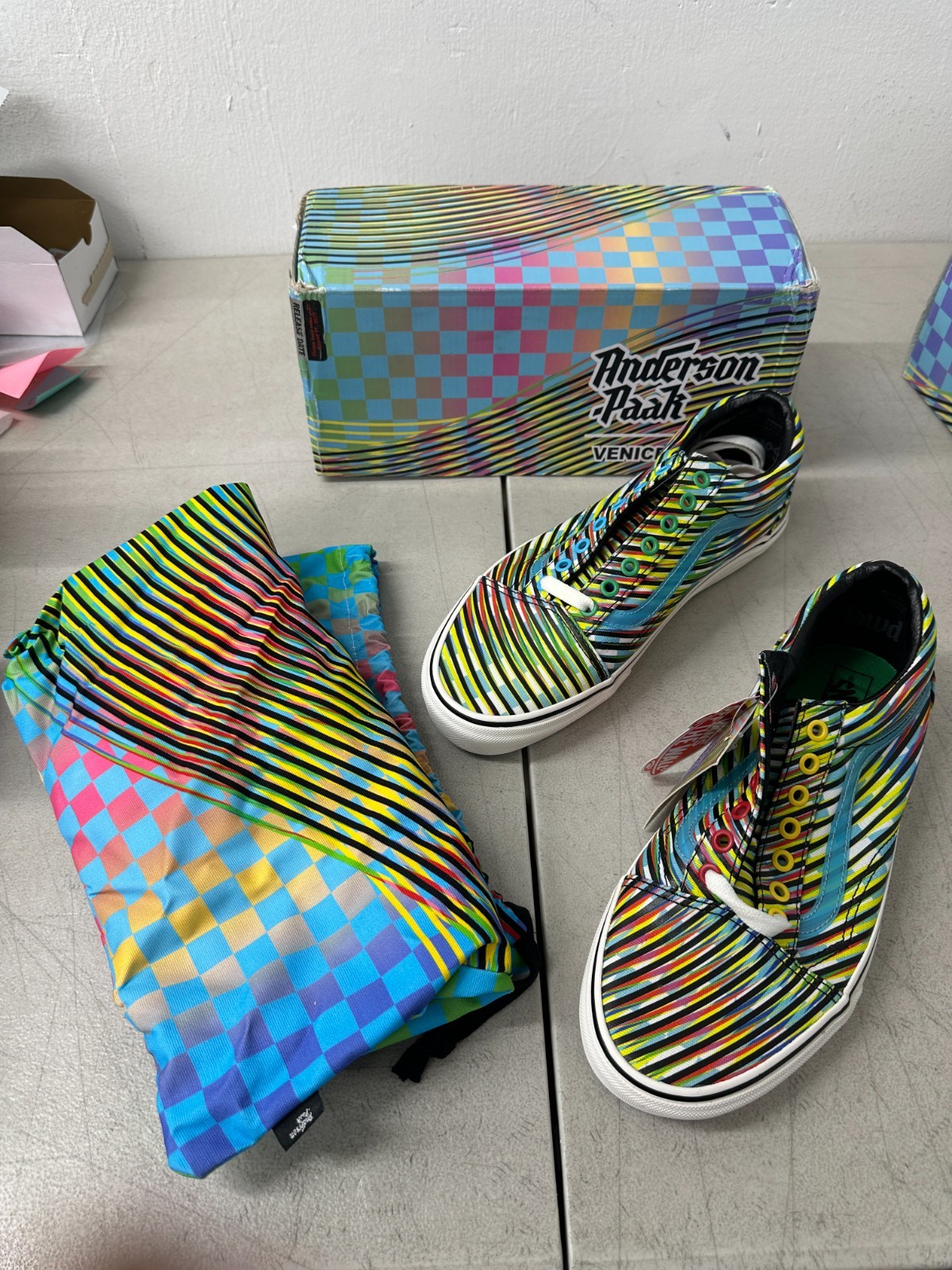 VANS x Anderson .Paak 'VENICE' Old Skool Dx - Multi VN0A38G3279 SIZE 8.5 MEN NEW