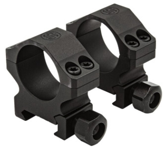 Sig Sauer ALPHA1 Scope Rings - 30mm - Medium - Matte Black - SOA10012