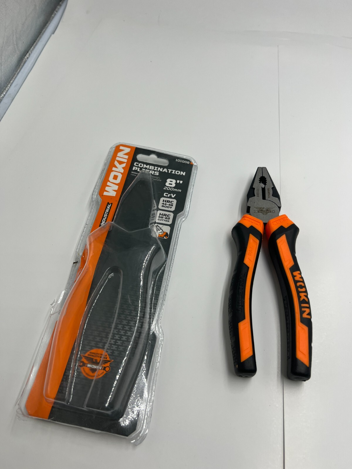 WOKIN 101008 Combination Pliers Industrial Universal 8" 200MM 58-62 Cutter