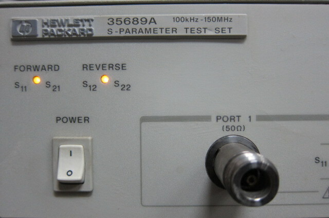 HP/Agilent 35689A S-Parameter Test Set, 100KHz-150MHz