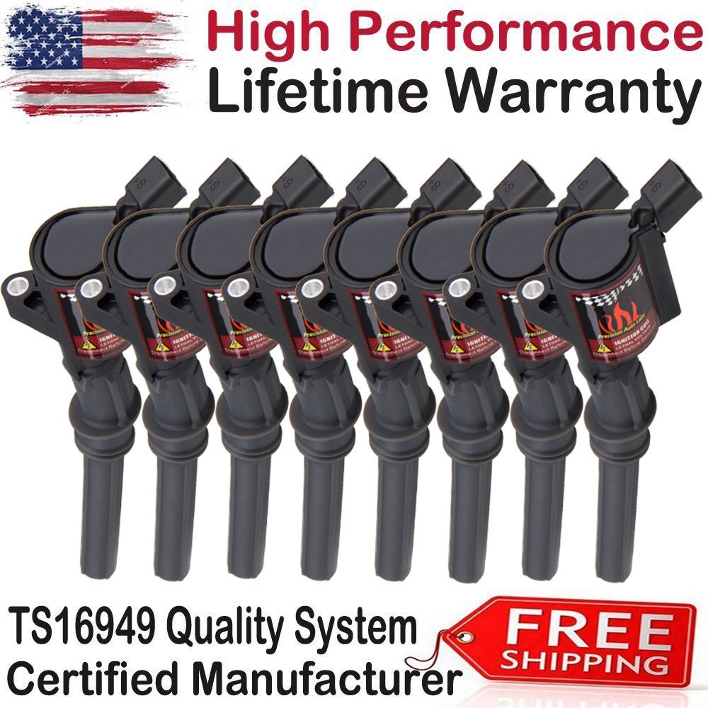 8x On Plug Ignition Coils Pack for Ford F150 F550 Expendition DG508 4.6/5.4L V8