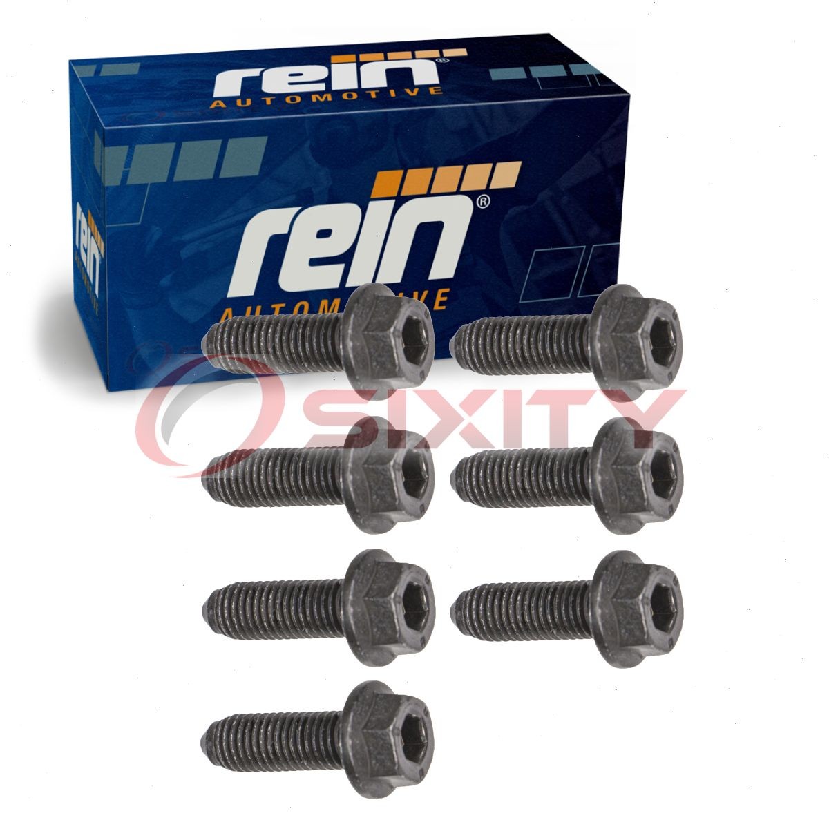 7 pc Rein Rear Engine Crankshaft Seal Housing Bolts for 2005-2009 Audi A4 dh