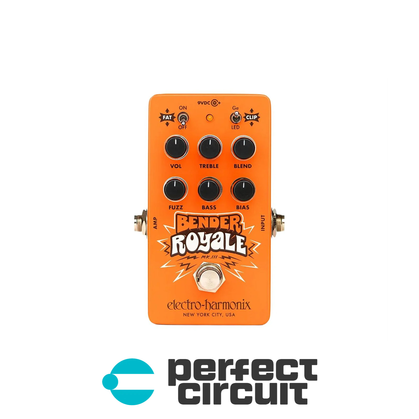 Electro-Harmonix Bender Royale (Orange) EFFECTS - NEW - PERFECT CIRCUIT