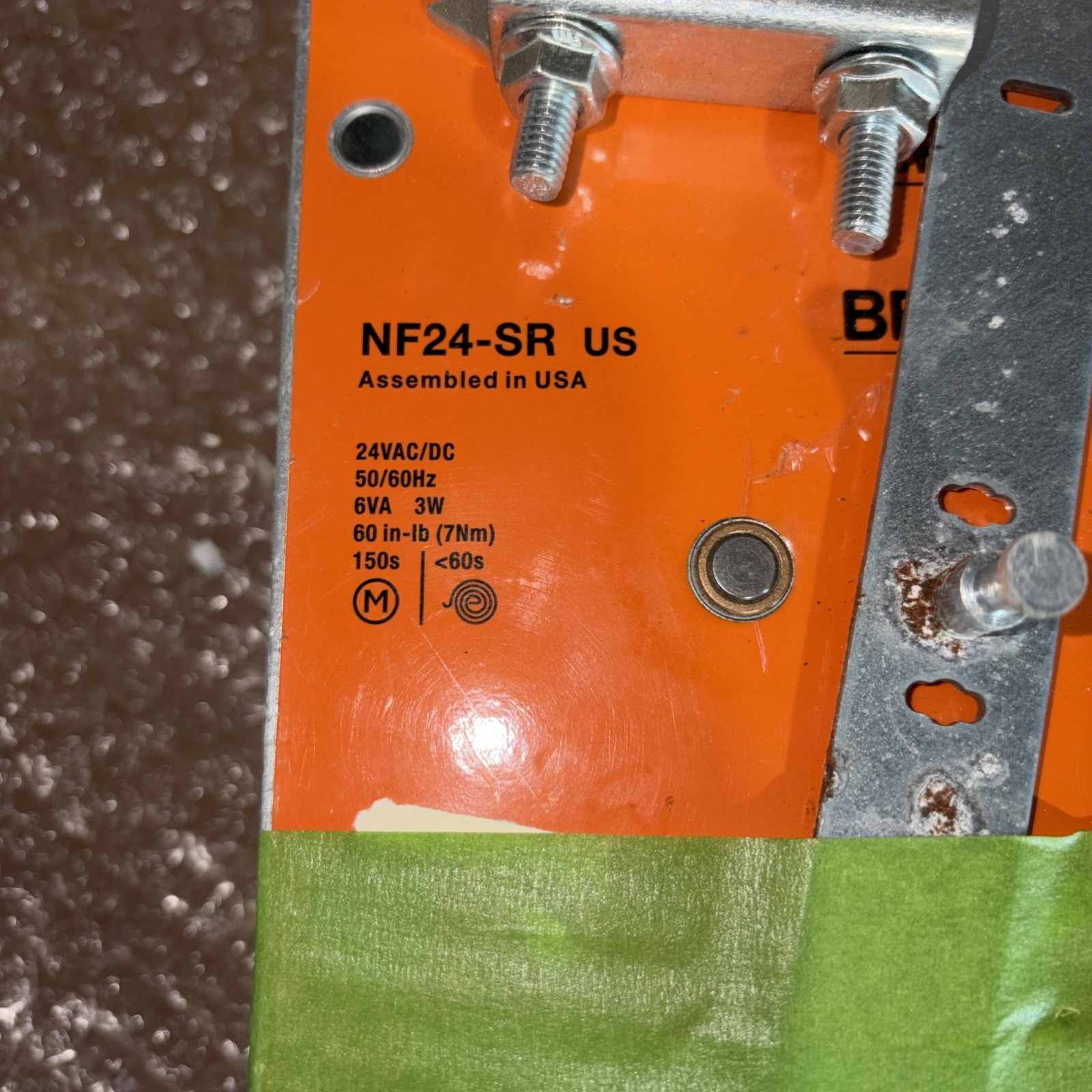 Belimo NF24-SR US Spring Return Damper Actuator 24V 2-10VDC Control
