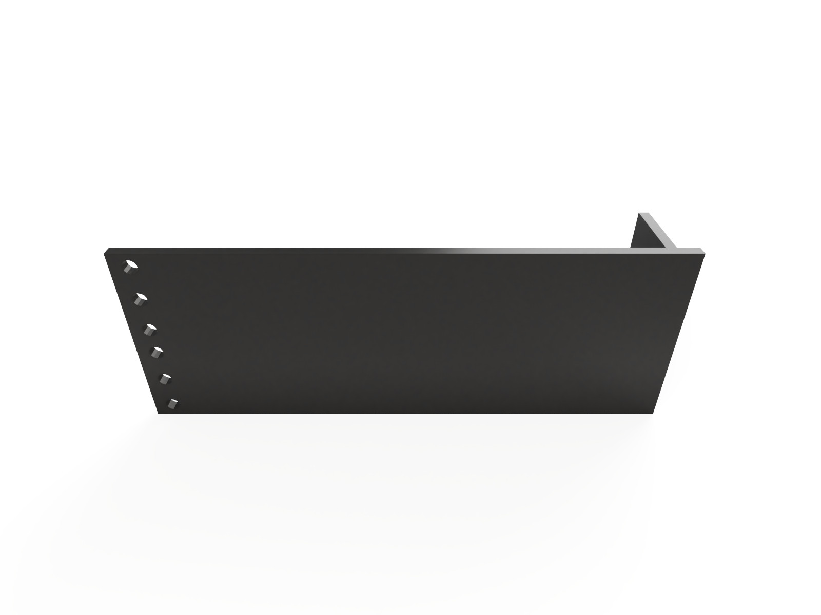 2U Blank with Power Supply Shelf (Modular)