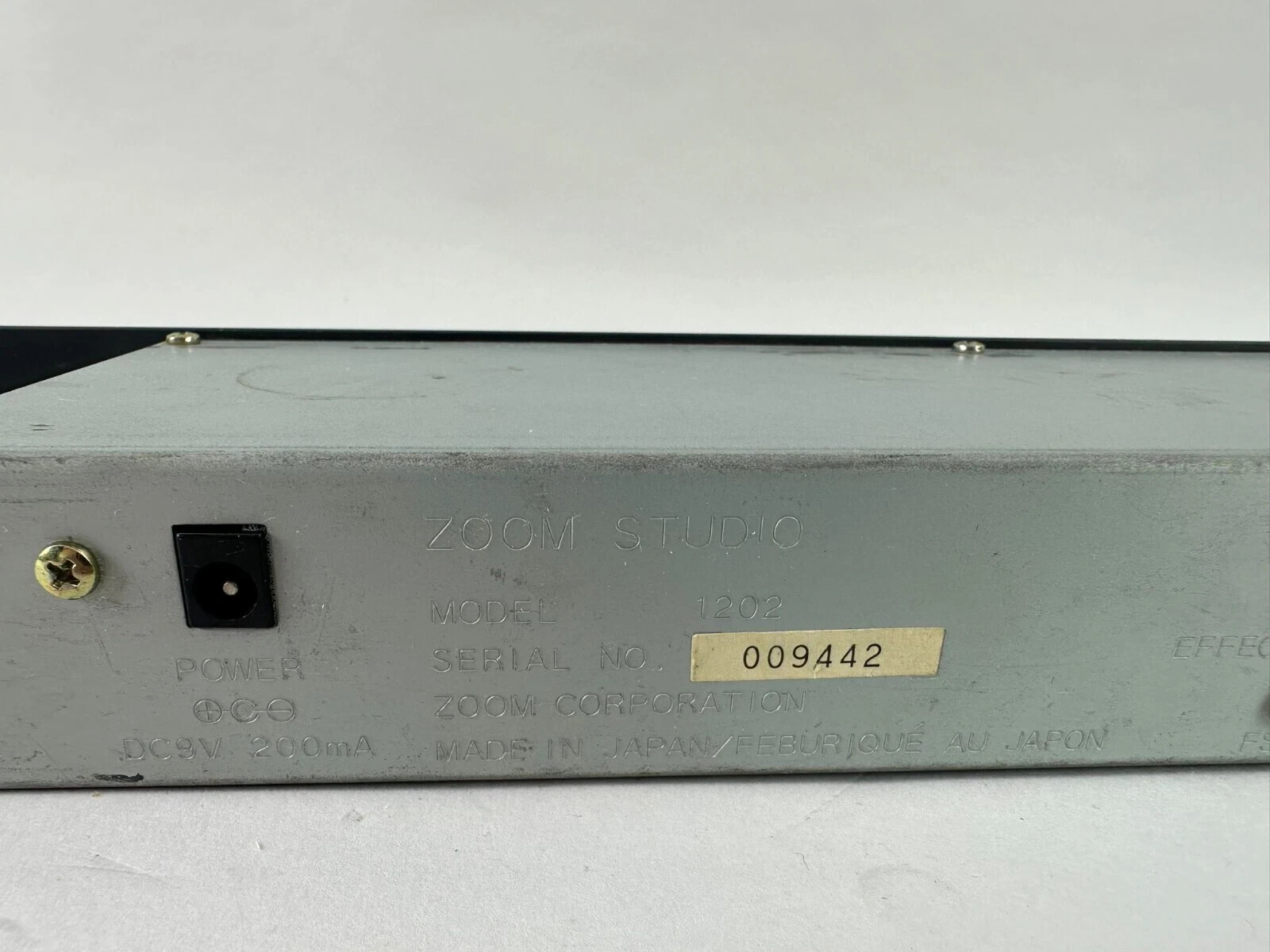 Zoom 1202 Multi-Effect Processor Untested