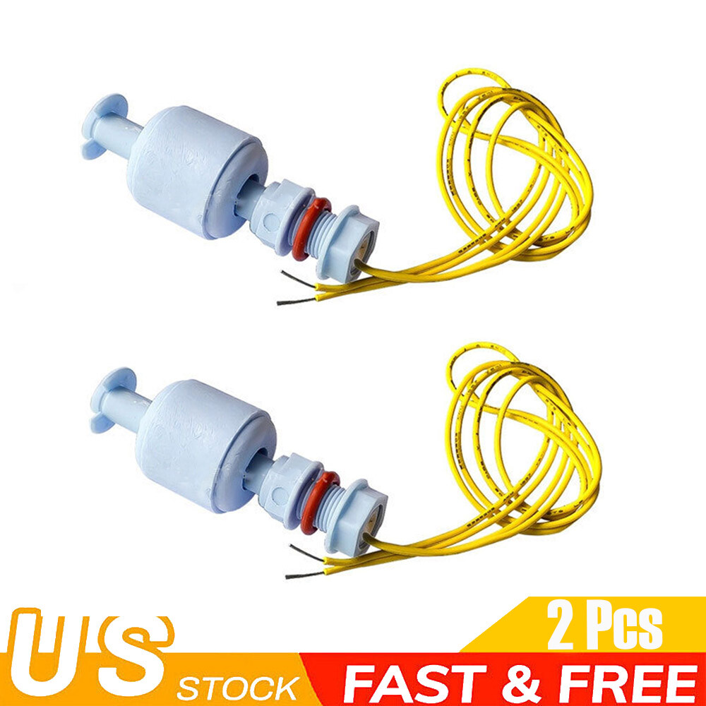 2PCS -PP Float Switch Liquid Level Switch Water Level Open Liquid Level Sensor