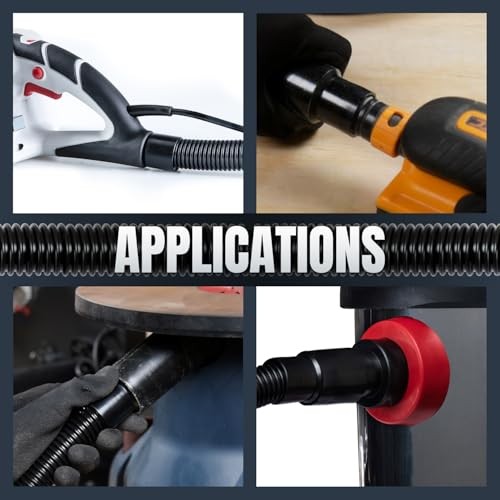 70347E 10 Ft. Dust Collection Hose Kit with 5 Fittings Hose Kit w/ 5 Fittings