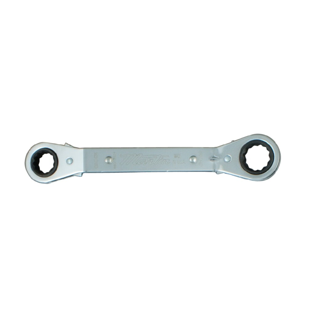 Martin Tool RBO1618 1/2 × 9/16 Inch Chrome Reversible Ratchet Box Wrench