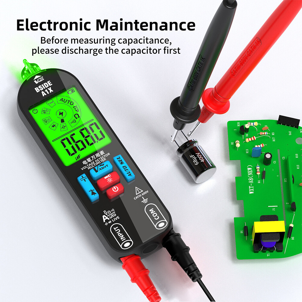 Intelligent Digital Multimeter Auto Ranging Rechargeable Non-Contact Volt Tester