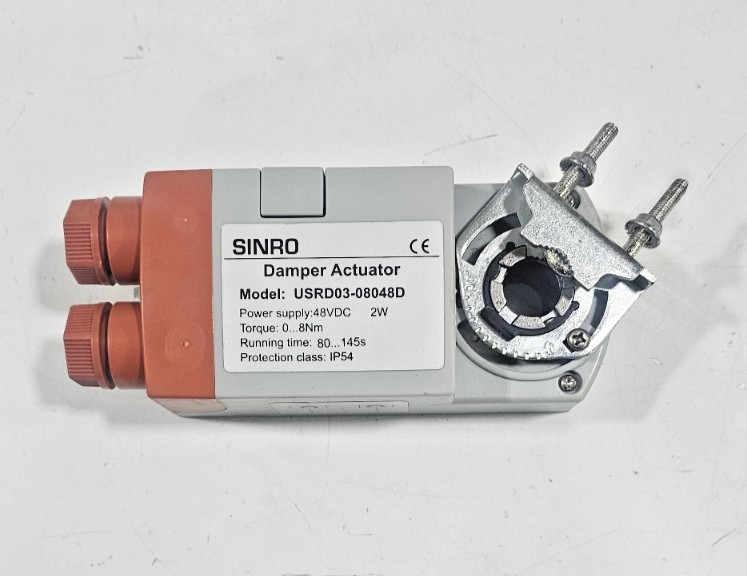SINRO DAMPER ACTUATOR MODEL USRD03-08048D 48VDC NEW-OPEN BOX