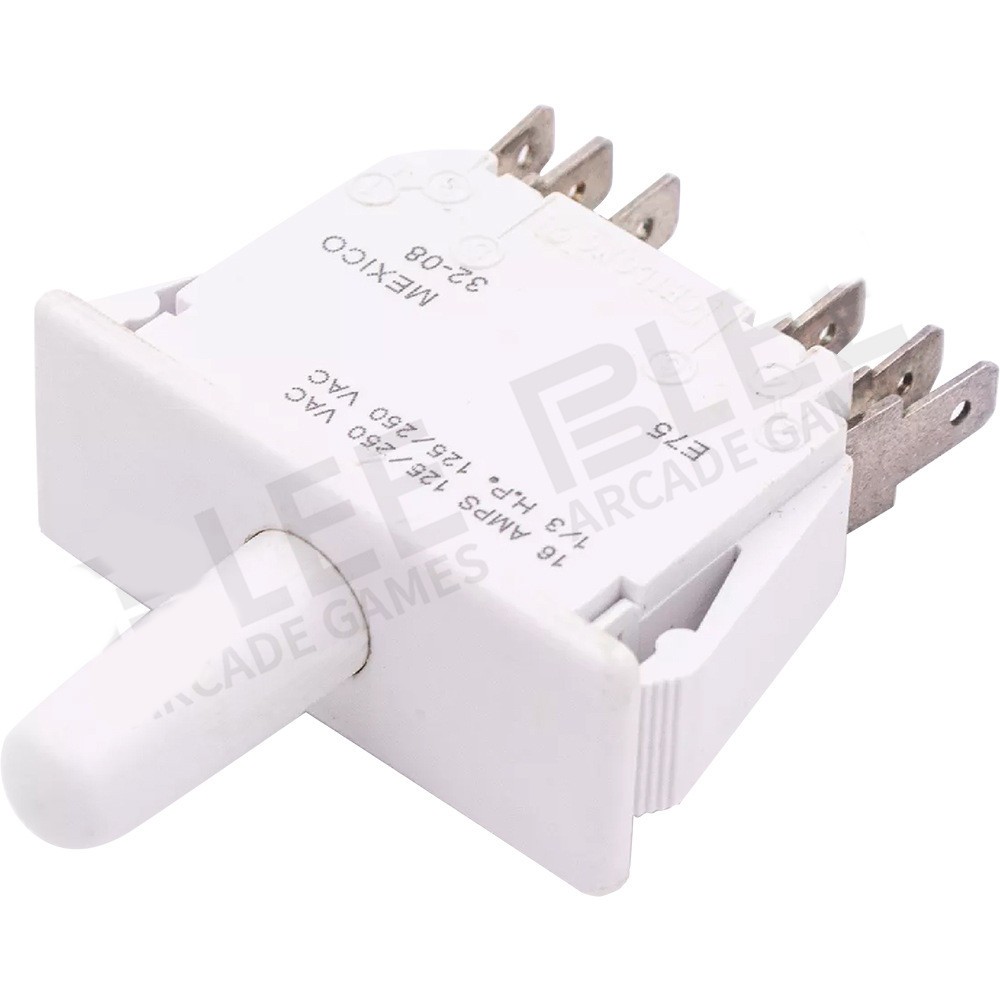 Door Switch Arcade One Position Switch: Push 16 AMPS 125/250 VAC For Console