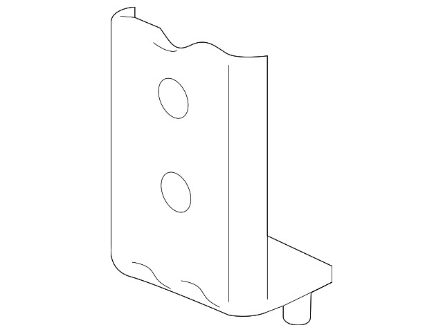 Genuine GM Front Bumper Shutter Bracket 84496852