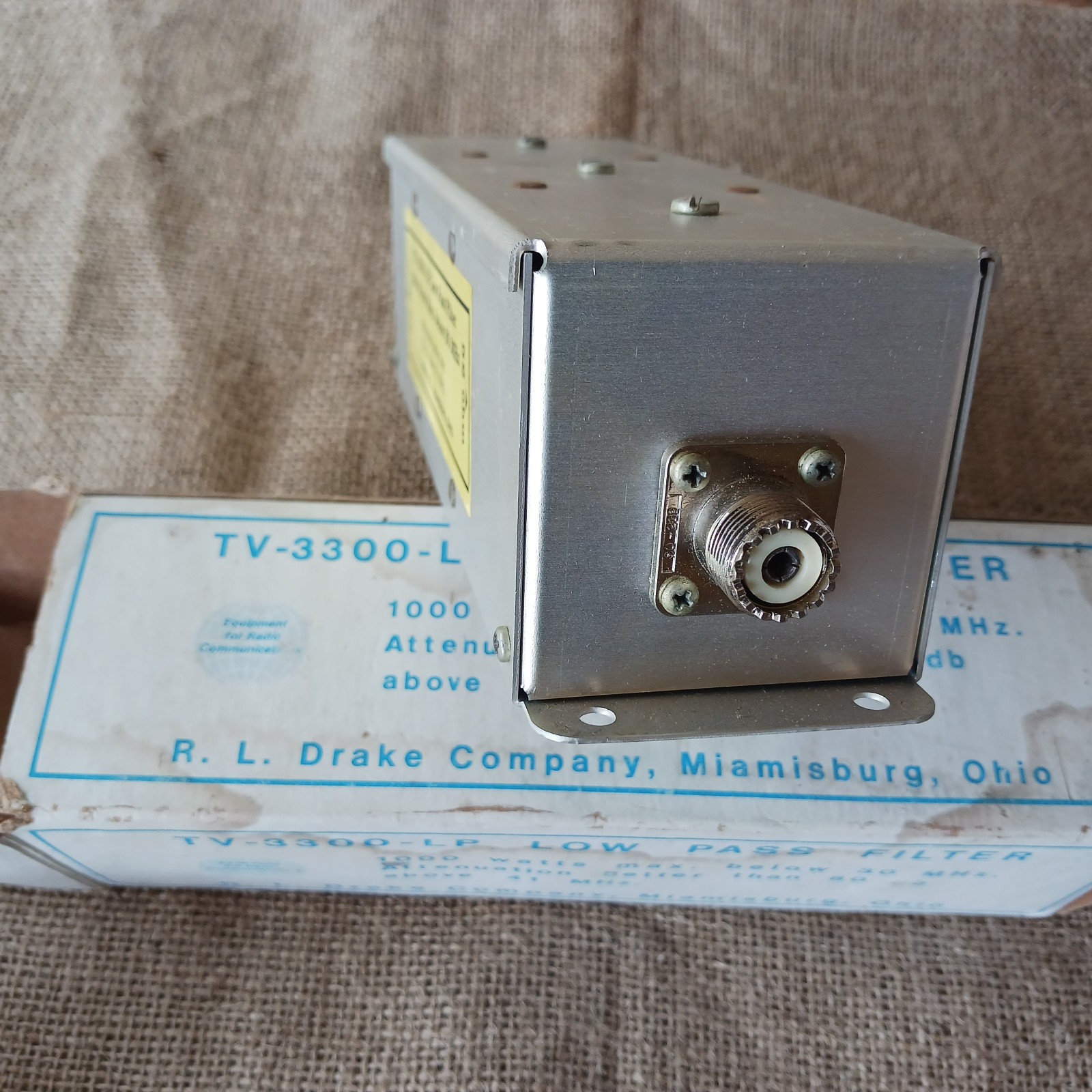 R.L. Drake model TV-3300-LP low pass filter