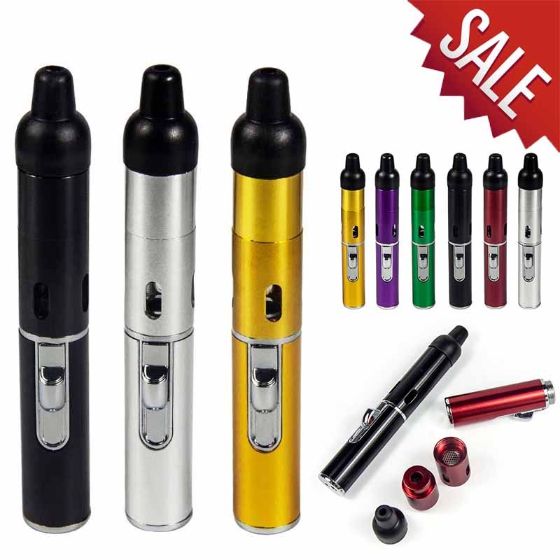 1/2pcs All-in-1 Pipe Windproof Click Butane Refillable Torch Lighter Click-N-Hit